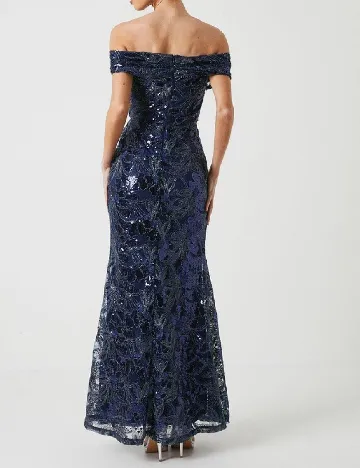Rochie lunga Coast, bleumarin inchis