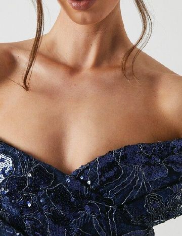 Rochie lunga Coast, bleumarin inchis