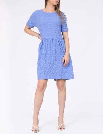 Rochie scurta Pieces, albastru