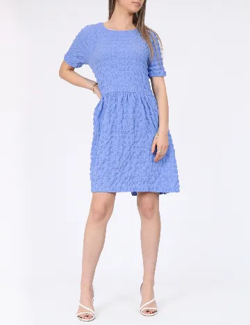 Rochie scurta Pieces, albastru