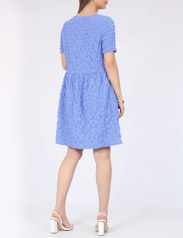 Rochie scurta Pieces, albastru