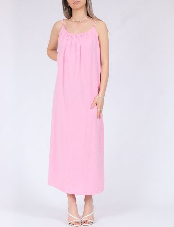 Rochie medie Pieces, roz