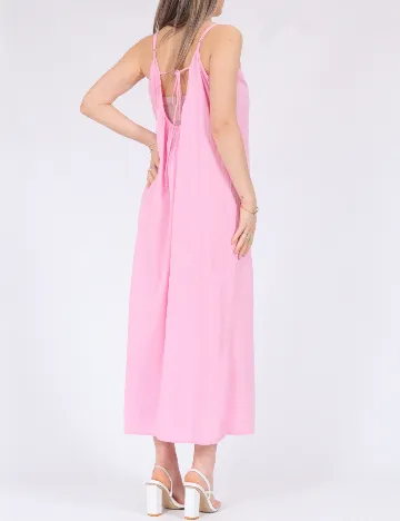 Rochie medie Pieces, roz
