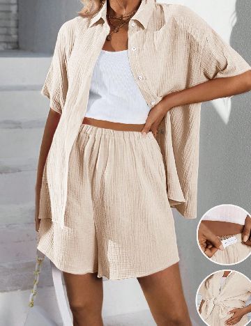 Compleu SHEIN Maternity, crem