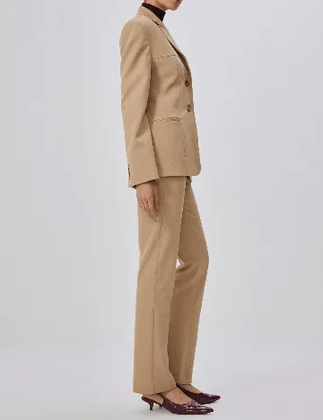 Pantaloni Reserved, maro deschis