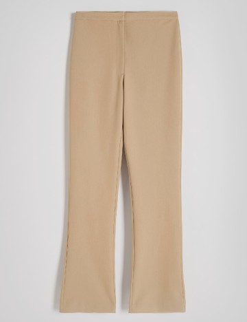 Pantaloni Reserved, maro deschis