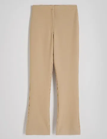 Pantaloni Reserved, maro deschis