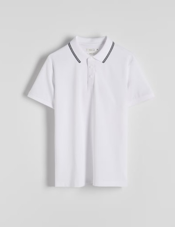 Tricou Reserved, alb