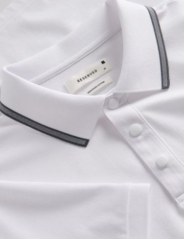 Tricou Reserved, alb