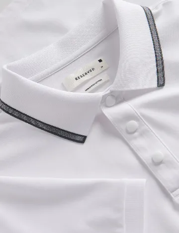 Tricou Reserved, alb