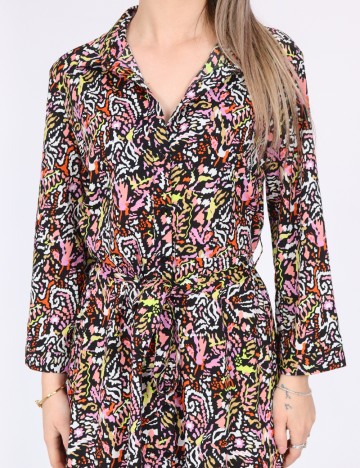 Rochie medie Pieces, mix culori