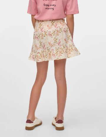 Fusta Vero Moda Kids, crem