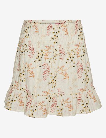 Fusta Vero Moda Kids, crem