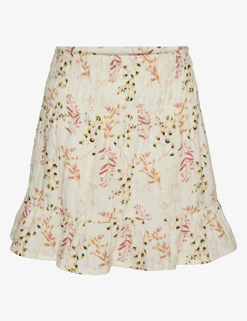 Fusta Vero Moda Kids, crem Crem