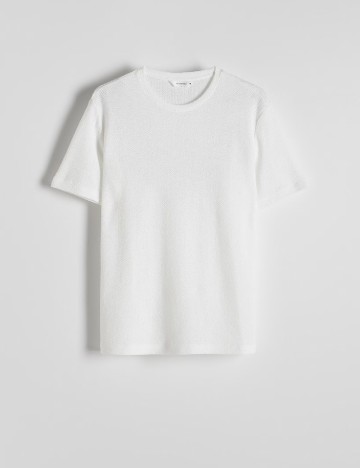 Tricou Reserved, alb
