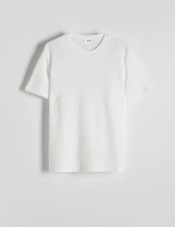 Tricou Reserved, alb