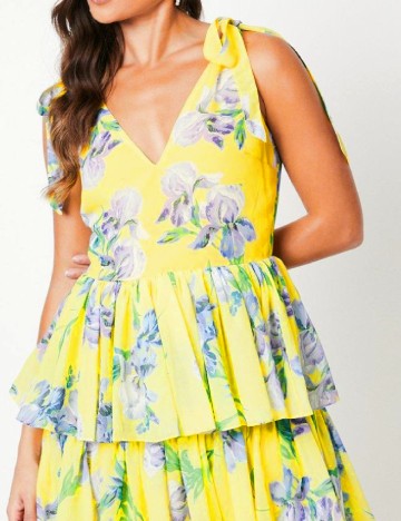Rochie medie Coast, galben