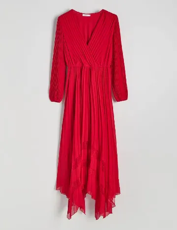 Rochie medie Reserved, rosu