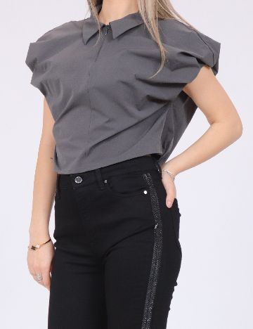 Camasa Vero Moda, gri