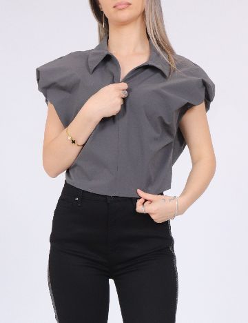 Camasa Vero Moda, gri