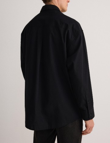 Camasa Oversize Reserved, negru