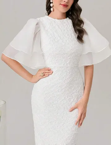Rochie lunga SHEIN, alb