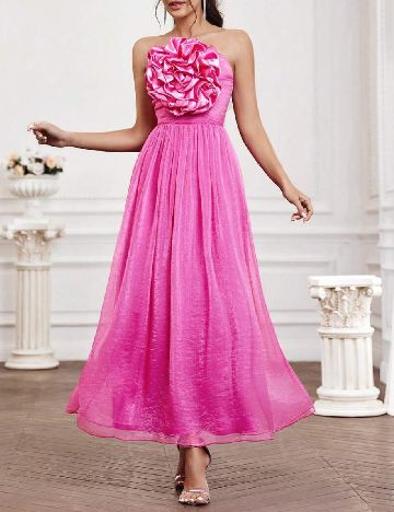 Rochie lunga SHEIN, roz