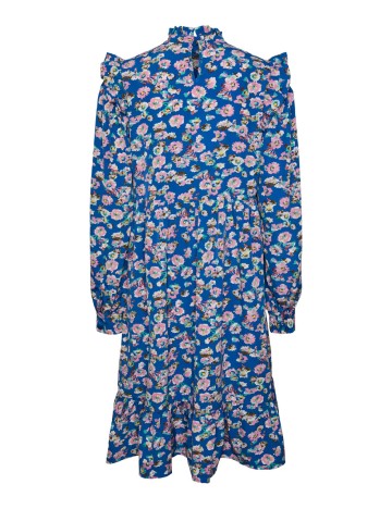 Rochie medie Pieces, albastru