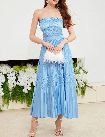 Rochie medie MOTF, albastru