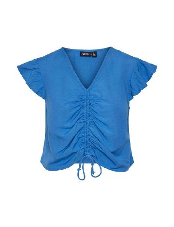 Bluza Pieces, albastru
