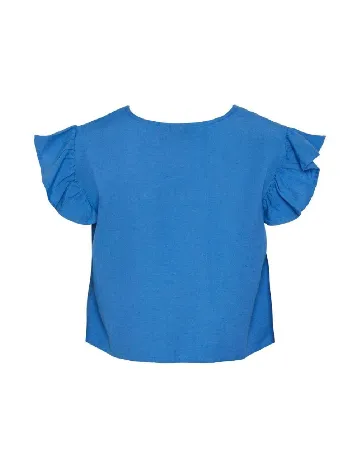 Bluza Pieces, albastru