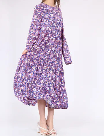 Rochie medie Pieces, mix culori