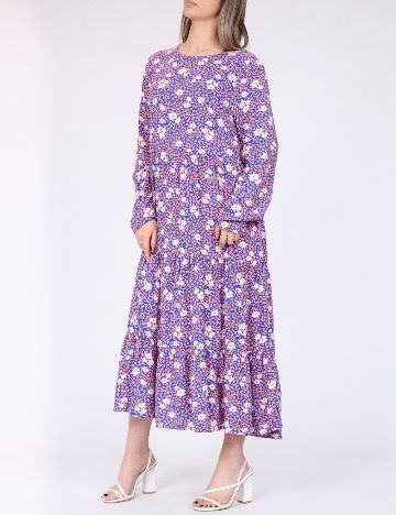 Rochie medie Pieces, mix culori