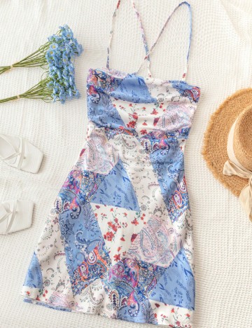 Rochie scurta SHEIN, mix culori