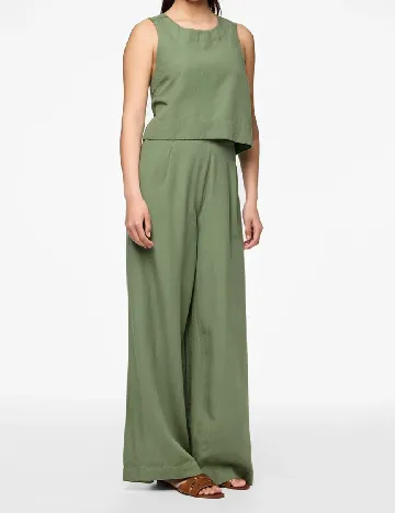 Pantaloni Pieces, verde