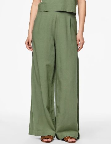 Pantaloni Pieces, verde