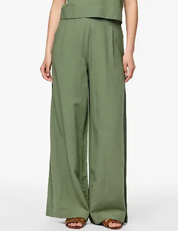 Pantaloni Pieces, verde