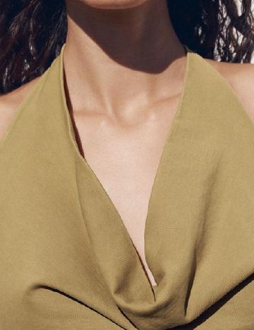 Top Zara, kaki