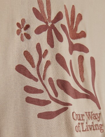 Tricou Reserved, crem