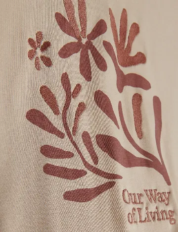 Tricou Reserved, crem