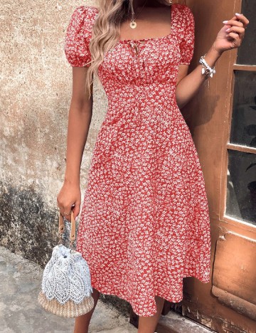Rochie scurta SHEIN, rosu