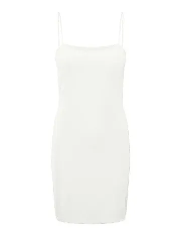 Rochie scurta Pieces, alb
