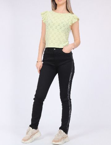 Tricou Pieces, verde