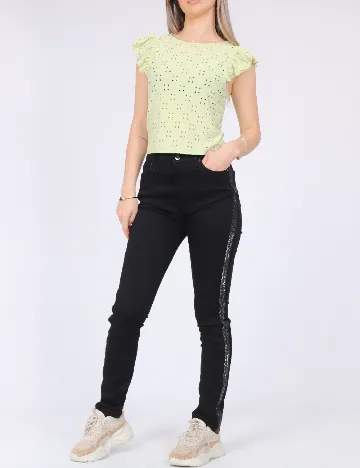 Tricou Pieces, verde
