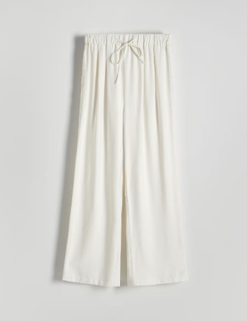 Pantaloni Reserved, ecru