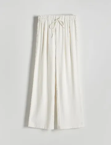 Pantaloni Reserved, ecru