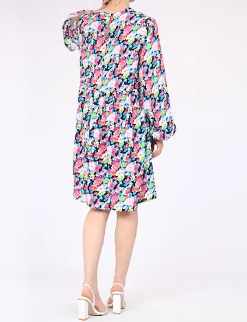 Rochie scurta Pieces, floral print