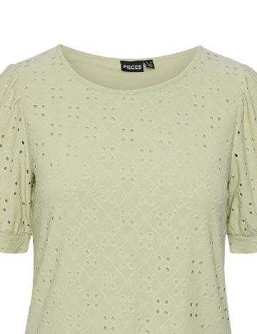 Bluza Pieces, verde