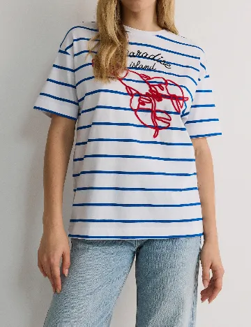Tricou Reserved, alb