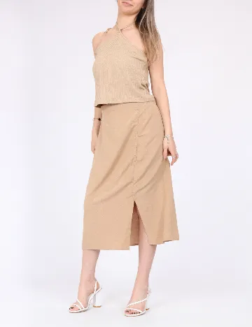 Top Pieces, maro deschis